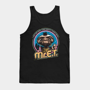 Mr. E.T. - 80s Retro Vintage Mash-Up Tank Top